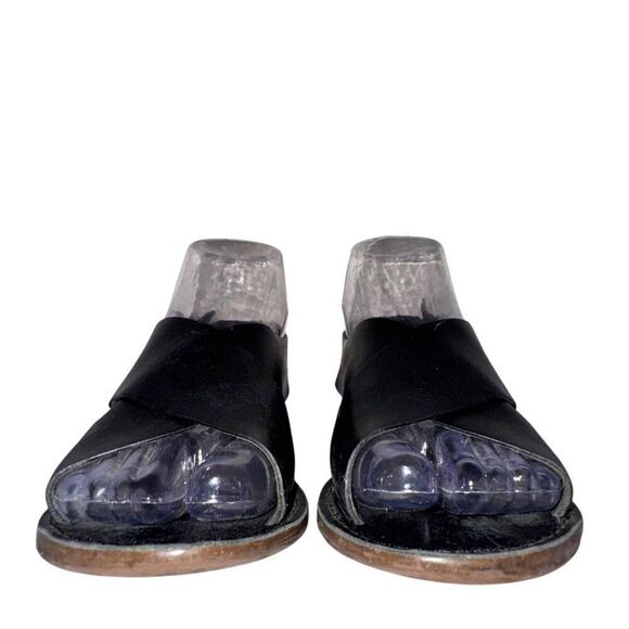 Madewell The Boardwalk Crossover Sandals 5.5 Crisscross Leather Flat Minimalist - Picture 5 of 10